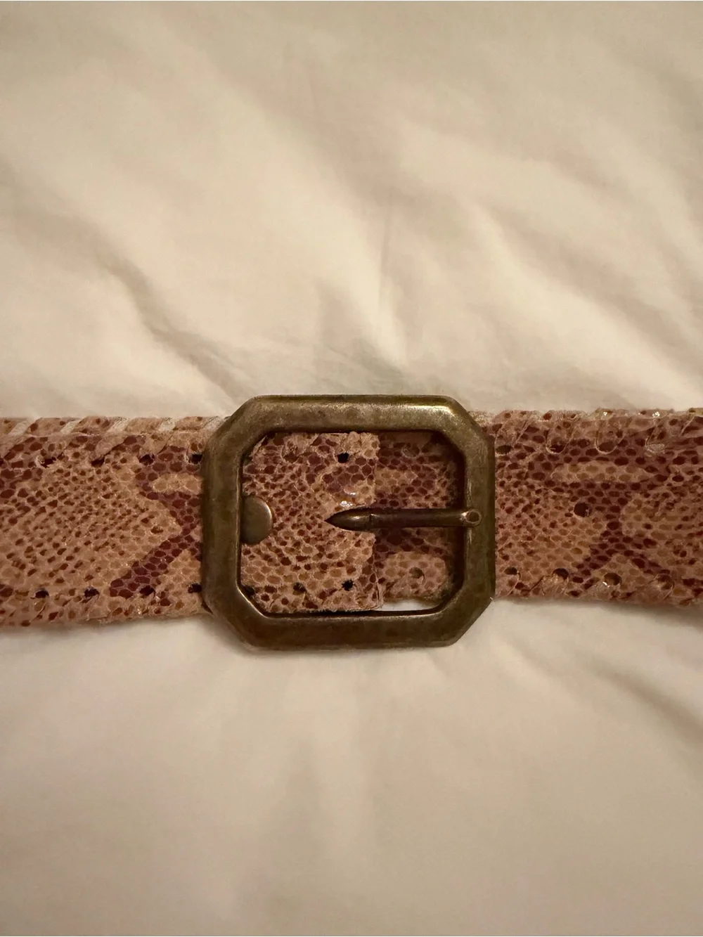 Melamed Snakeskin Leather Belt